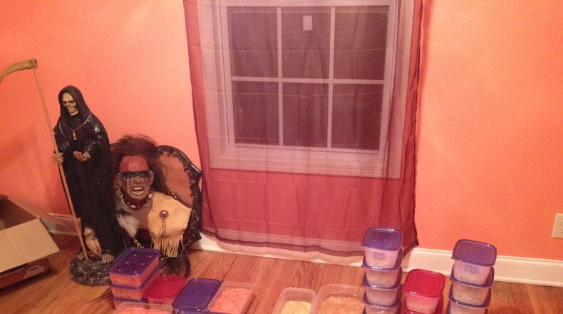 Methamphetamine was found at Bidiliana Garcia's home. (Credit: Cobb County District Attorney's Office)