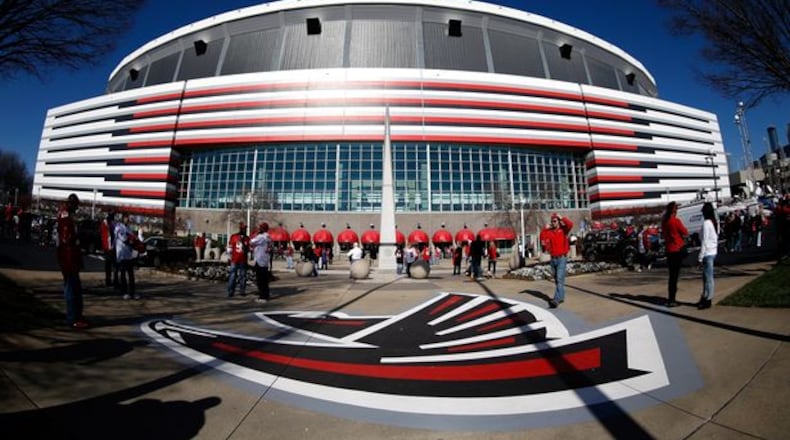 The Falcons are set to face the San Francisco 49ers in their next-to-last regular season game in the Georgia Dome. (AJC File photo).