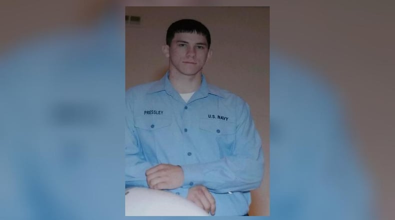 The mother of Gary Pressley, a former U.S. Navy Reservist who killed himself outside the Carl Vinson Medical VA Medical Center in Dublin last year, has filed an $8.2 million wrongful death claim against the Veterans Affairs Department.