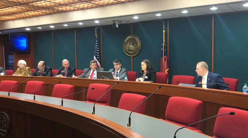 The House Governmental Affairs Committee voted to approve House Bill 757 on Tuesday, Jan. 28, 2020. The legislation would create a partisan primary for Georgia’s upcoming special election for U.S. Senate. MARK NIESSE / MARK.NIESSE@AJC.COM