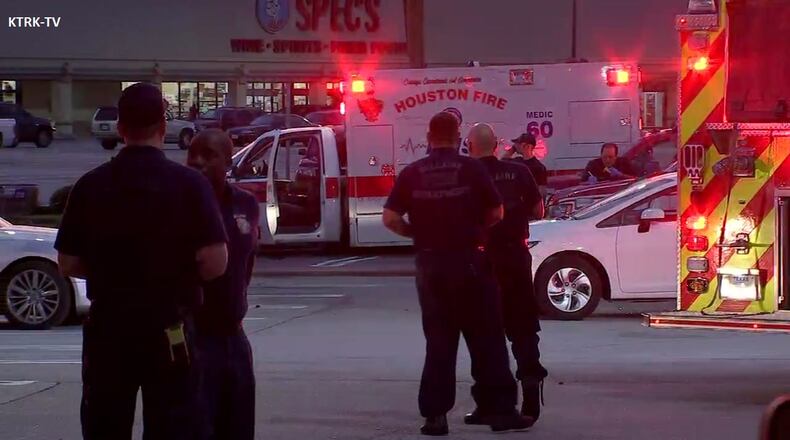 Multiple people injured in Houston shooting. (Photo: KTRK-TV)