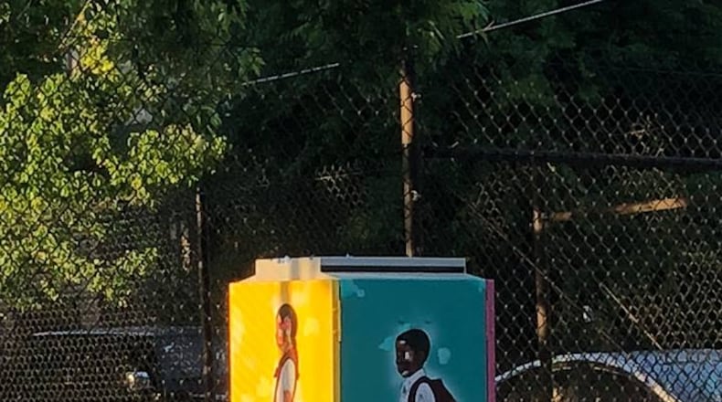 One of the Fourth Ward power boxes. CONTRIBUTED