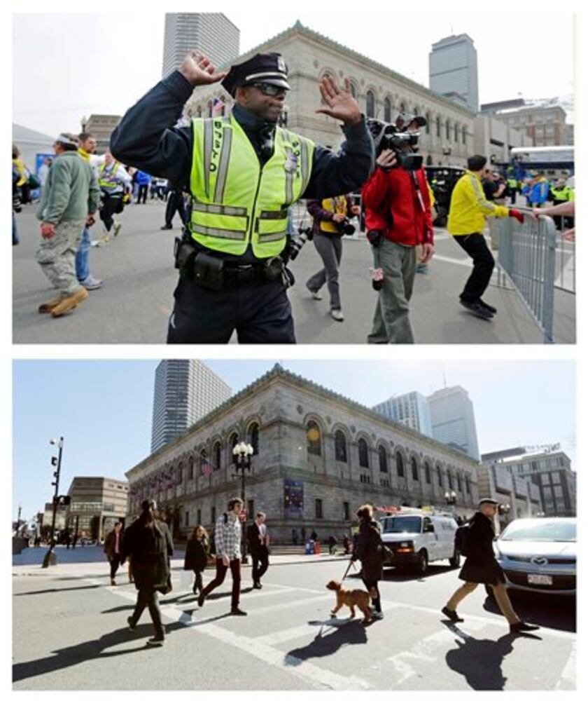 Boston Marathon bombing then and now
