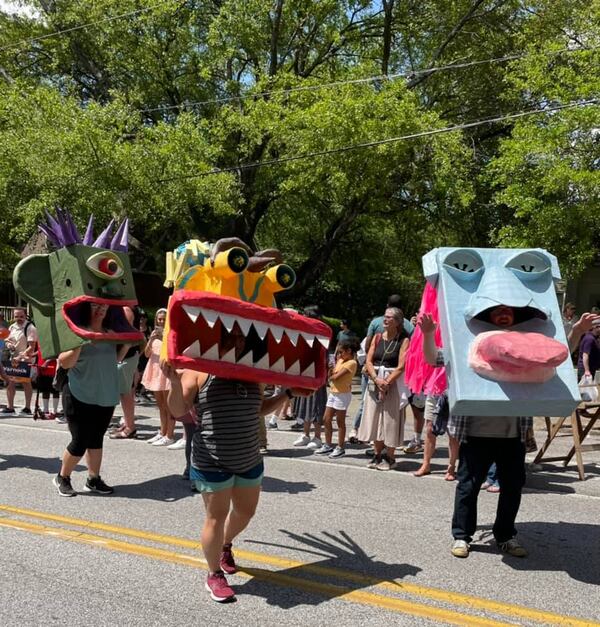 A colorful and quirky parade is one of the highlights of the Inman Park Festival and Tour of Homes, April 24-26. (Courtesy of Inman Park Festival and Tour of Homes)