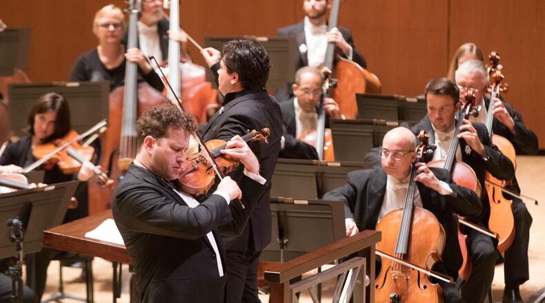 Nikolaj Znaider performs with the Atlanta Symphony Orchestra and guest conductor Cristian Macelaru. CONTRIBUTED BY JEFF ROFFMAN