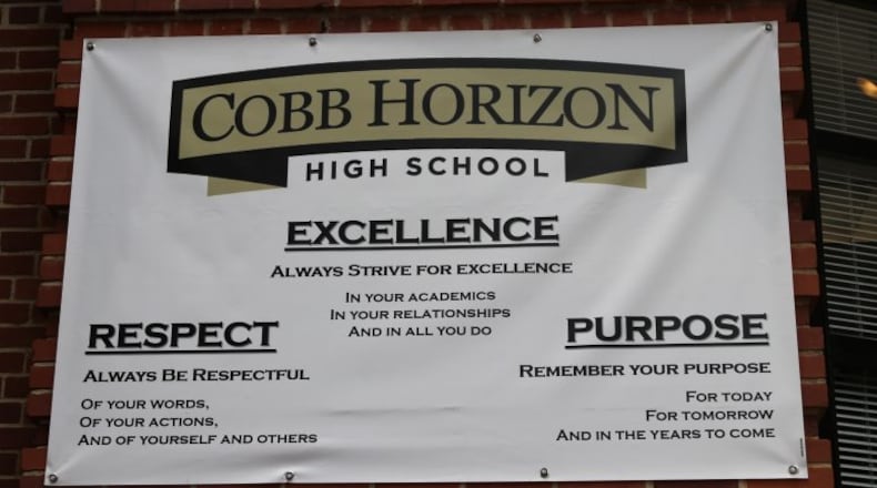 Students at the new Cobb Horizon High School will have a blended learning environment with instruction primarily done online and enhanced by one-on-one assistance and teacher-led instruction. Students will progress through their coursework at their own pace. Courtesy of Cobb County School District