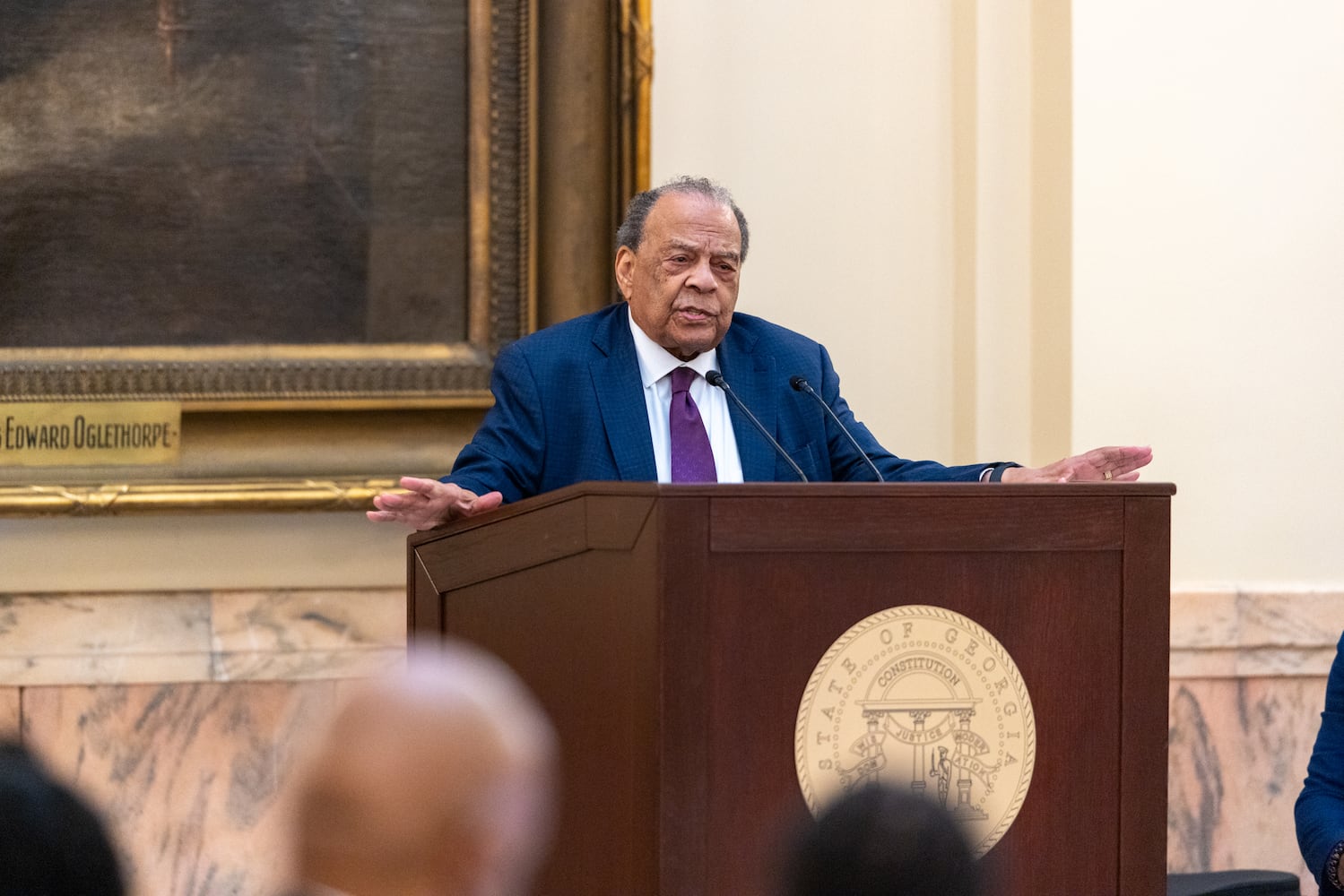 David Scott lie in state photo request
