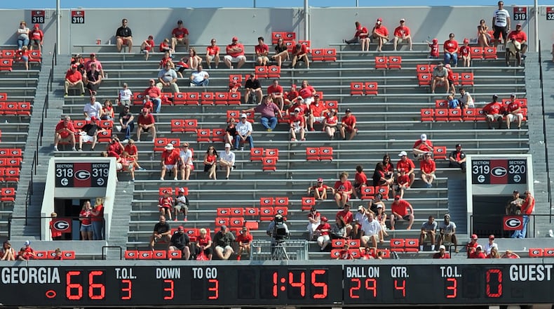 Georgia's Sanford Stadium will undergo $63 million in renovations.