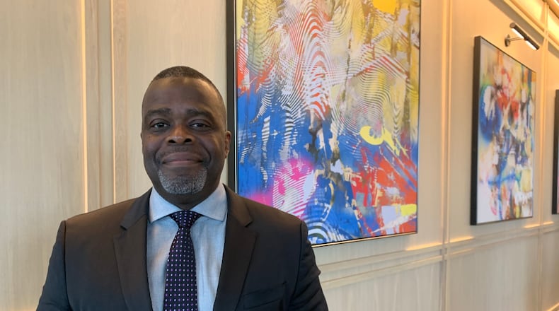 Princell Hair, president and CEO of Black News Channel, was a high-level executive with CNN in Atlanta in the mid-2000s. RODNEY HO/rho@ajc.com