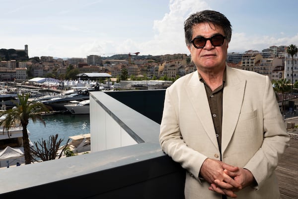 Director Jafar Panahi poses for a portrait photograph for the film 'It Was Just an Accident' at the 78th international film festival, Cannes, southern France, Wednesday, May 21, 2025. (Photo by Scott A Garfitt/Invision/AP)