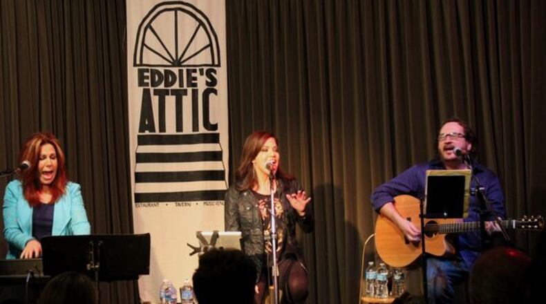 Victoria Shaw, Robin Meade and Gary Burr. Photo: Melissa Ruggieri