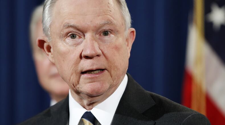Attorney General Jeff Sessions has reinstated a program he said will help stop drug traffickers and other criminals. (AP Photo/Jacquelyn Martin)