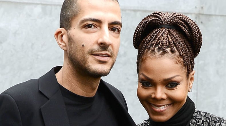 MILAN, ITALY - FEBRUARY 25: Wissam al Mana and Janet Jackson attend the Giorgio Armani fashion show during Milan Fashion Week Womenswear Fall/Winter 2013/14 on February 25, 2013 in Milan, Italy. (Photo by Venturelli/WireImage)