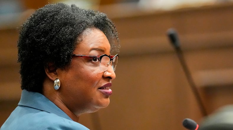 A Georgia Senate Committee has issued a subpoena for Stacey Abrams to testify at a Friday hearing. It is investigating campaign finance violations by two groups she founded. (George Walker IV/AP file)