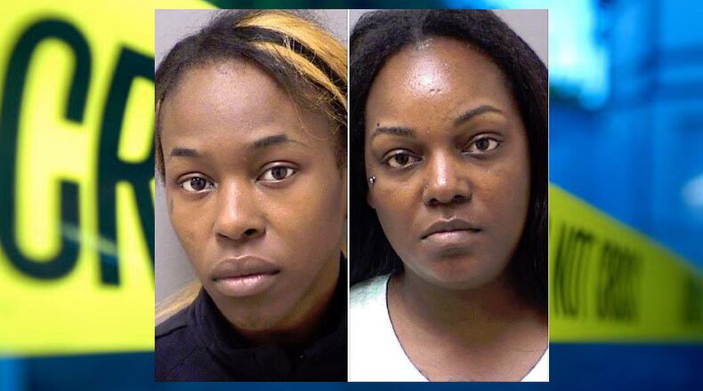 Annjenetta Mitchell (left), Lawanda Mitchell (Credit: Cherokee County Multi-Agency Narcotics Squad)