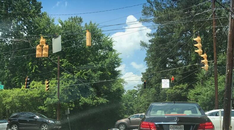 Clay Edwards took this picture as he waited through several traffic light changes. Photo/Clay Edwards.