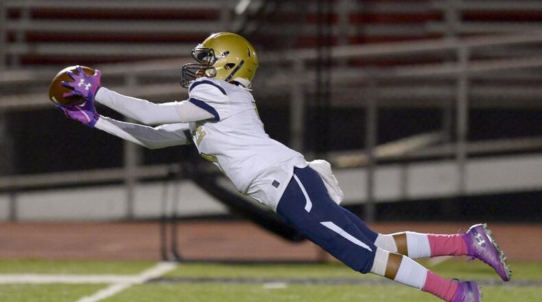 Jordan Lee and the top-ranked, defending Class AA state champion Hapeville Charter Hornets have a tough test on Friday against the No. 4 Callaway Cavaliers in Round 2 of the AA state playoffs. (Daniel Varnado/special)