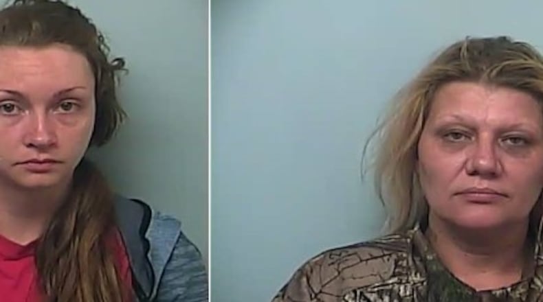 Jessica Partridge (left), Ashley Prince