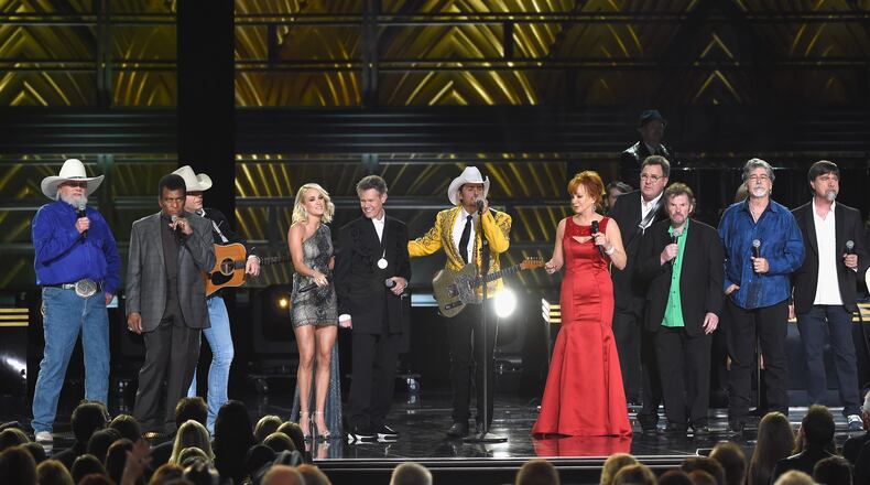 Yep, a pretty major opening to the CMA Awards. (Photo by Rick Diamond/Getty Images)