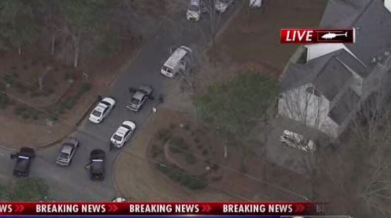 Two people were injured in a Gwinnett County stabbing Wednesday. (Credit: Channel 2 Action News)