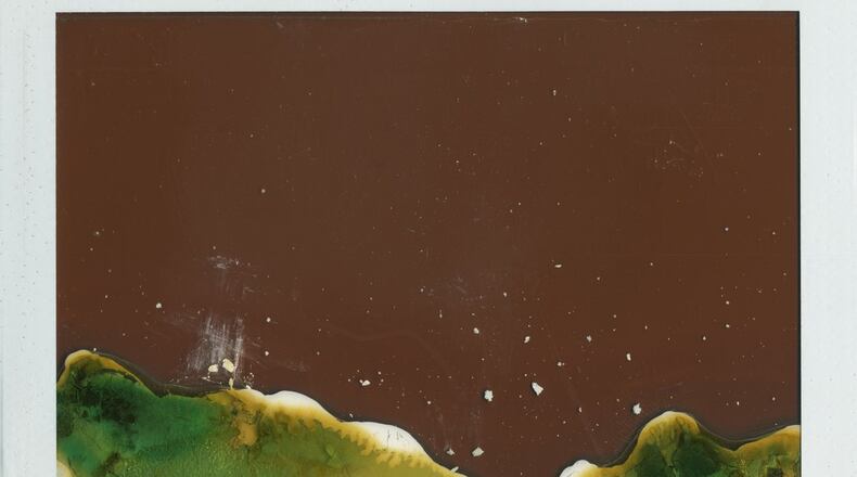 Katherine Dean’s Polaroid “Alternative Landscape 013” is featured in “Ruination: A Study of Consequences” at Spruill Gallery about the consequences of human intervention in the environment. CONTRIBUTED BY KATHERINE DEAN