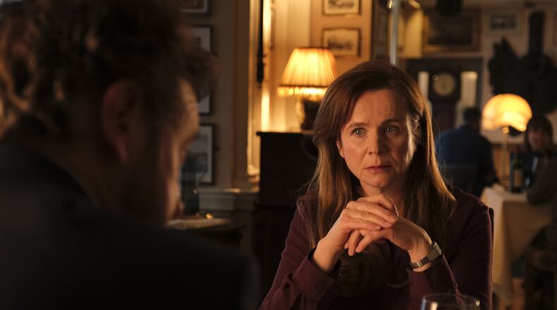 Emily Watson plays Dr. Emma Robertson in "Too Close" on AMC+ Credit: Robert Viglasky/Jed Bessell/AMC+