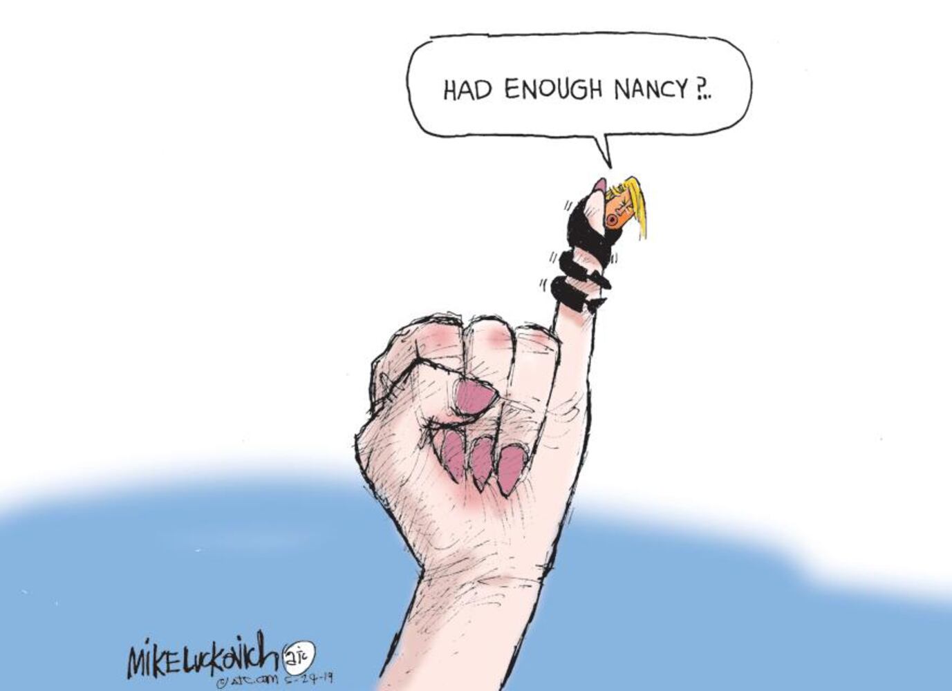 Mike Luckovich Round File for May 2019