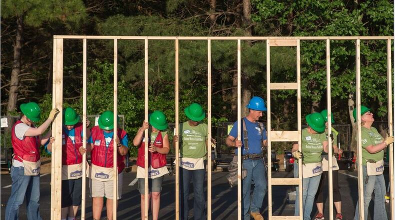Volunteers for the nonprofit Habitat for Humanity have begun work on a 15-home community (not pictured) in coastal Georgia. (Photo courtesy of Habitat for Humanity - North Central Georgia)
