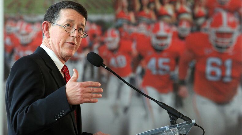 University of Georgia director of athletics Greg McGarity. (AJC file photo/Curtis Compton)