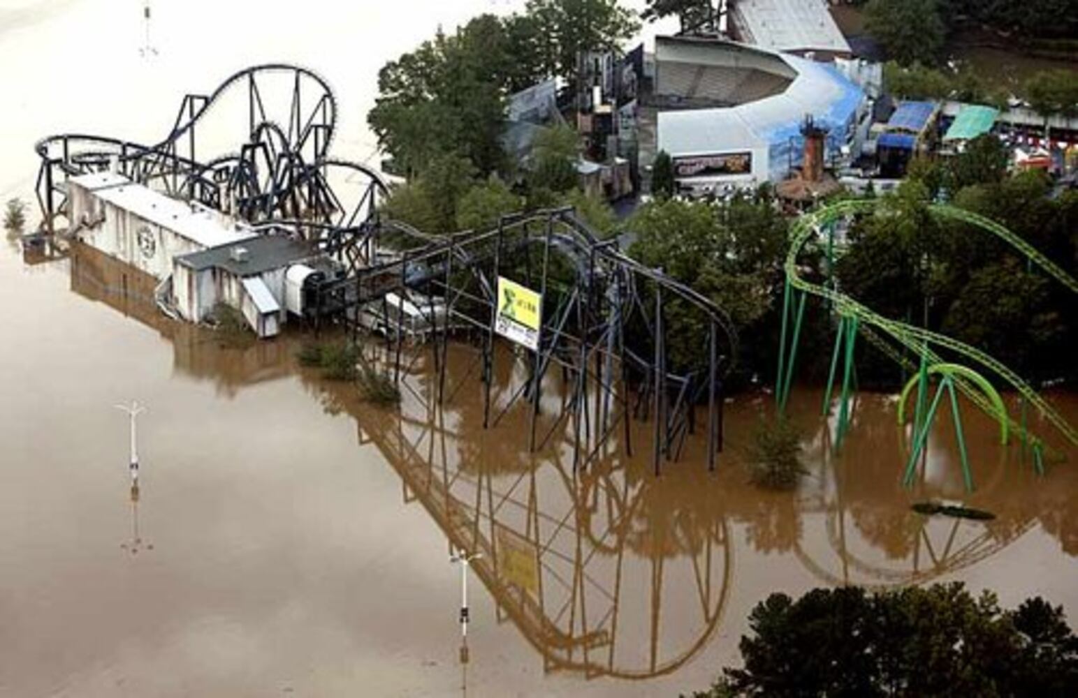 Atlanta flooding: Aerial photos