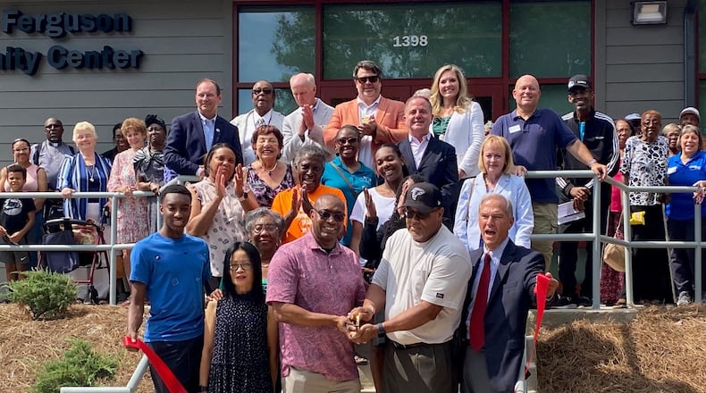 The Charlie Ferguson Community Center at 1398 Reinhardt College Parkway, Canton was known as the North Canton Volunteer Fire Department in the late 1970s as the first African American volunteer fire department in Georgia. (Courtesy of Cherokee County)