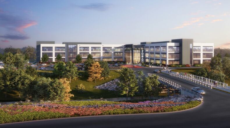 Edison Chastain will be a 150,000-square-foot, three-story office building on Chastain Meadows parkway near Bells Ferry Road in Kennesaw, the Cobb Chamber of Commerce said. CONTRIBUTED