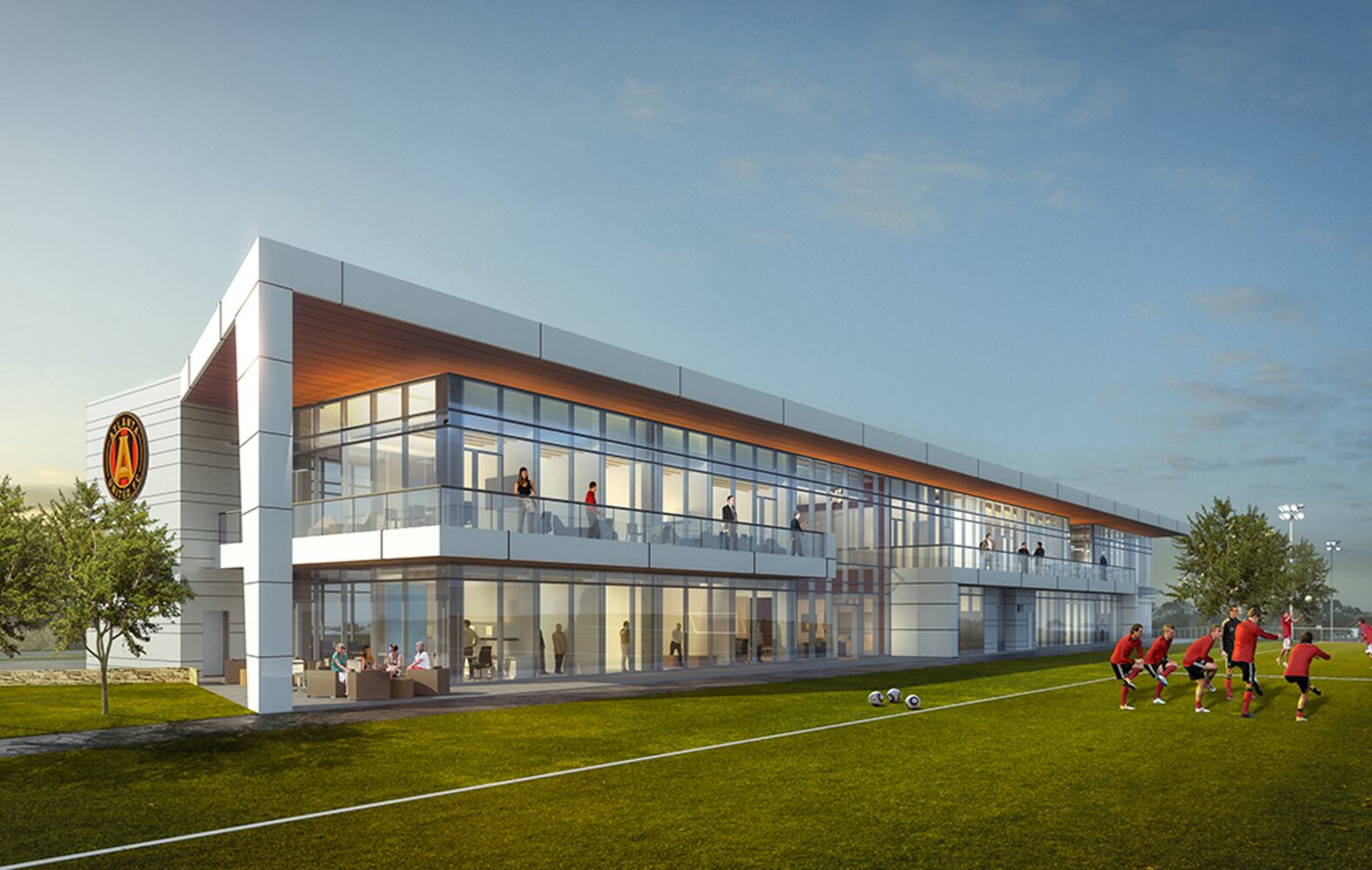 Atlanta United training ground in Marietta
