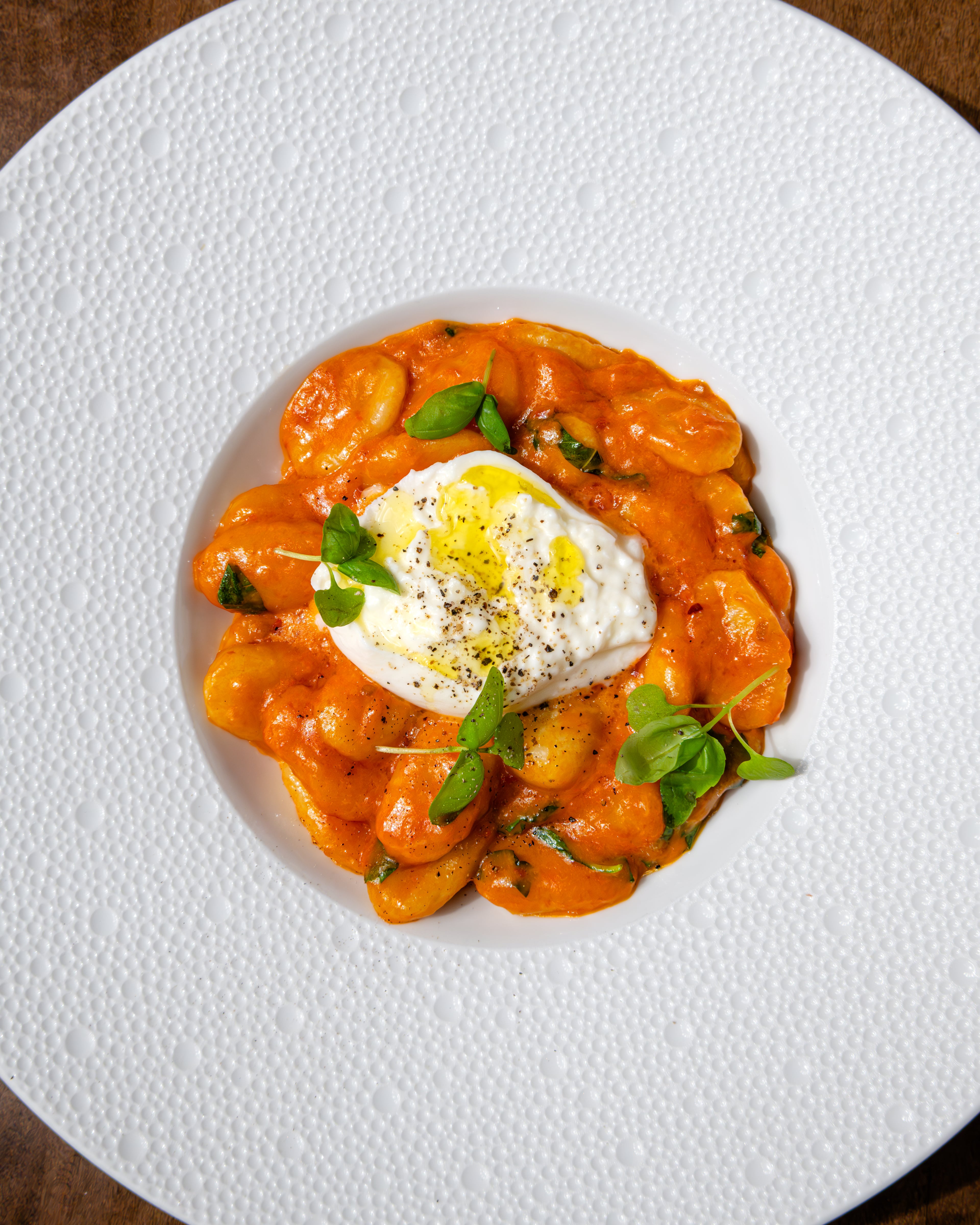 Chef Scott Conant's popular gnocchi al pomodoro will remain on the menu. (Courtesy of Ken Goodman)