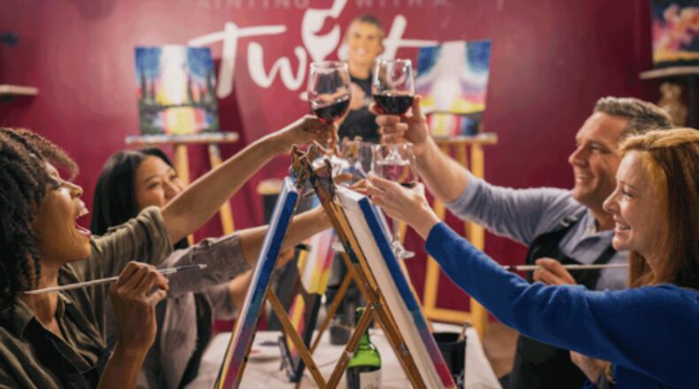 Painting with a Twist has changed ownership, but drinks are still flowing. (Courtesy Painting with a Twist Alpharetta)