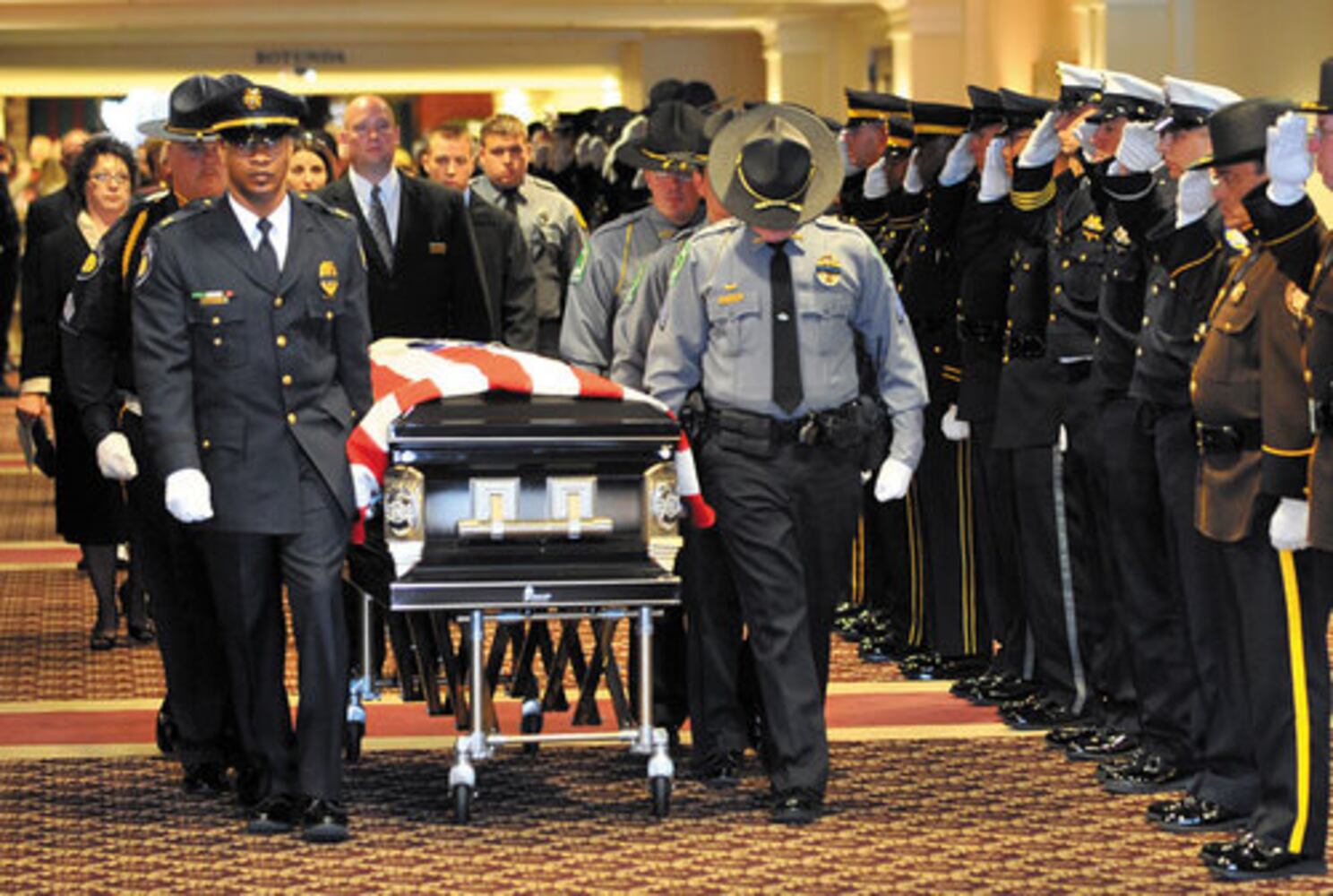 Funeral for Lt. Mike Vogt