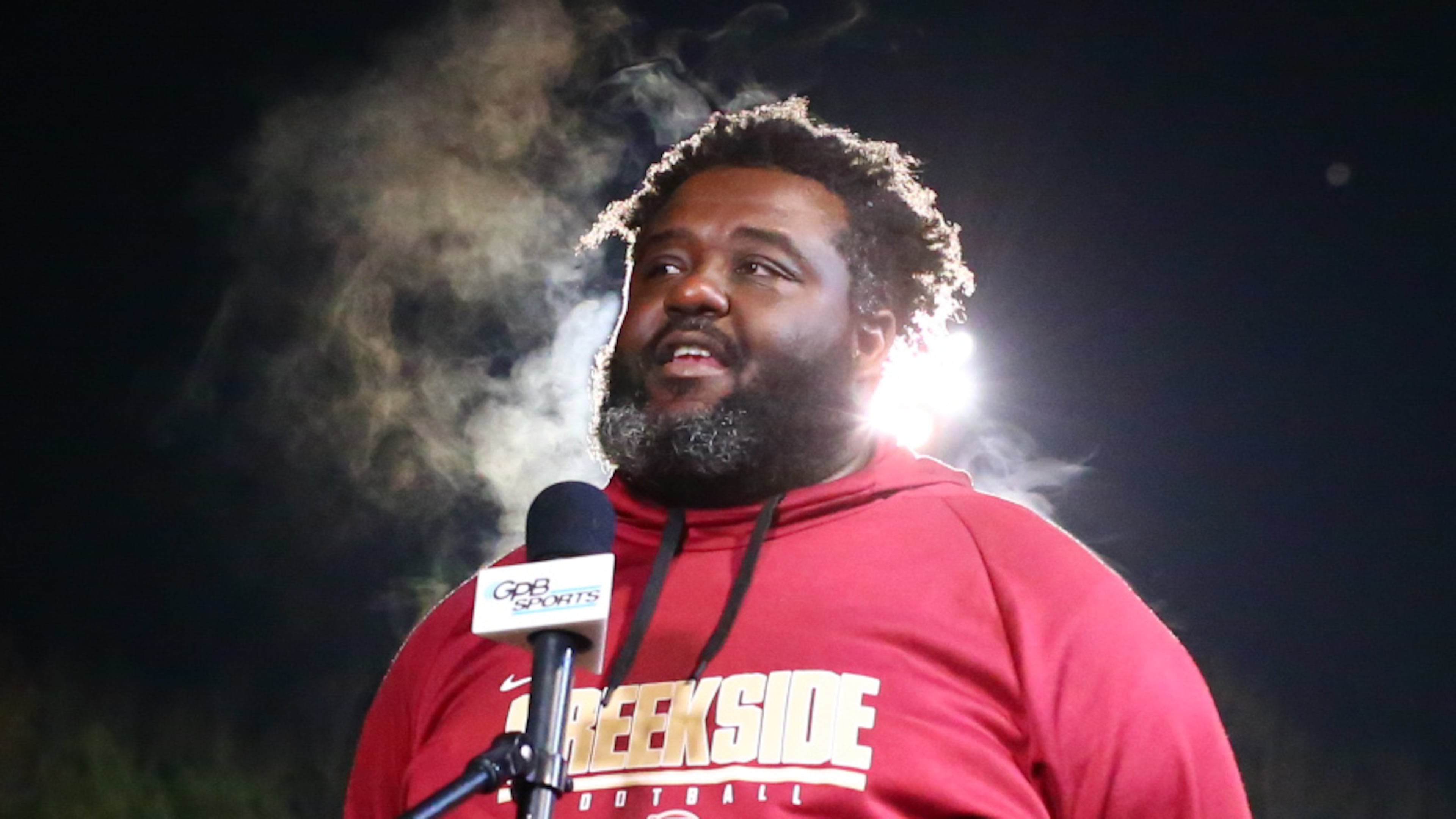Creekside coach Maurice Dixon had his young team pointed in the right direction in 2024. It paid off in 2025 with Creekside winning Friday 91-0 against Drew. (GPB Sports)