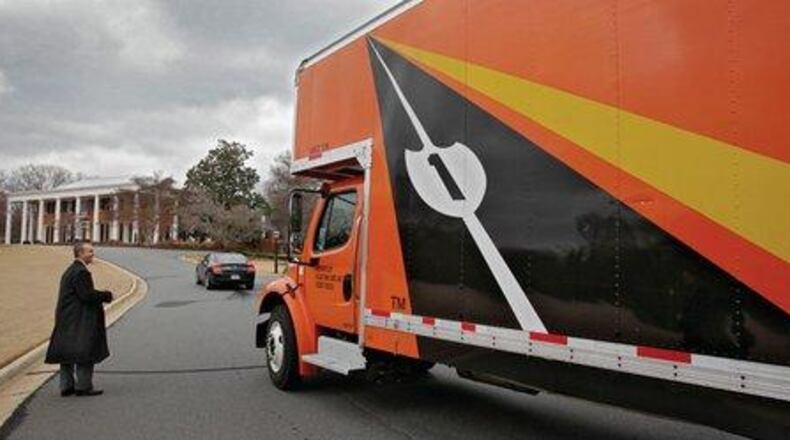 The share of Americans who move each year has been declining for a long time, according to the government. (Photo, Bob Andres, AJC)