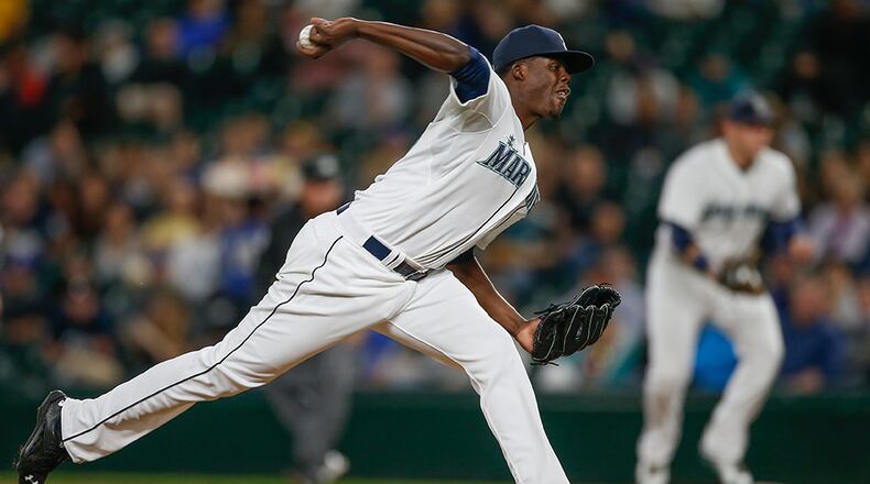 Relief pitcher Jose Ramirez appeared in five games for the Mariners last season.