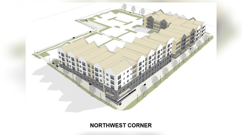 This is a rendering of a potential housing project in Chamblee.