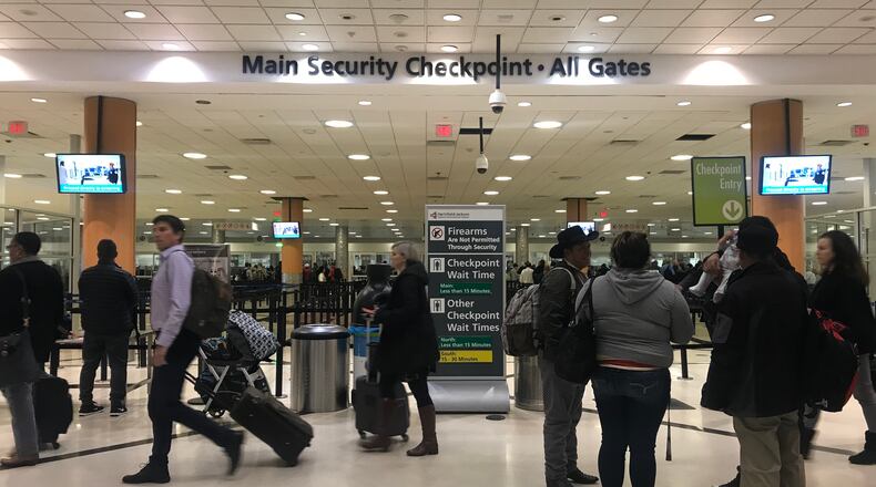 Hartsfield-Jackson handled big crowds over the Thanksgiving travel period, but the traffic didn't set records as expected.
