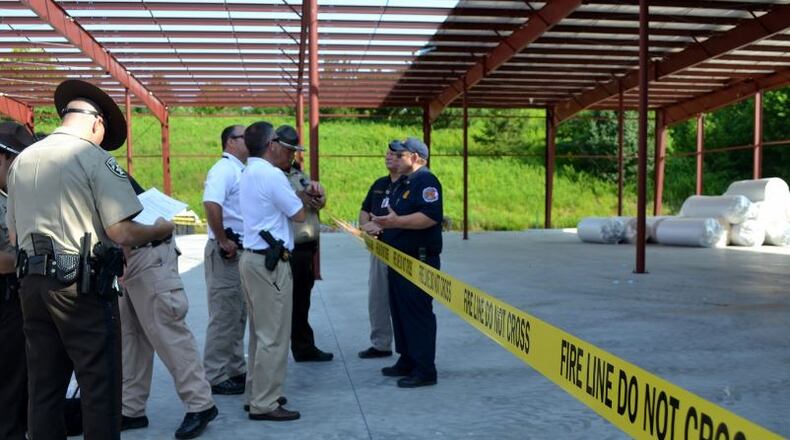 Thomas Williams fell 20 feet to the concrete floor while installing a new roof at the business.