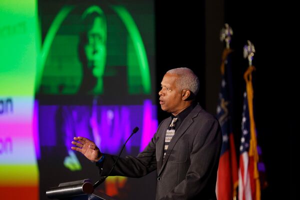 U.S. Rep. Hank Johnson, seen here at an election night watch party in 2024.
(Miguel Martinez/AJC)
