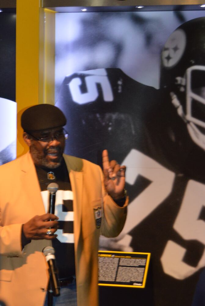 Joe Greene jersey unveiling