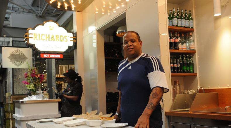 160715-ATLANTA- GA- BOB Townsend's first look at Richards Southern Fried in Krog St Market on July 15, 2016.- Chef Todd Richards . (BECKY STEIN PHOTOGRAPHY)