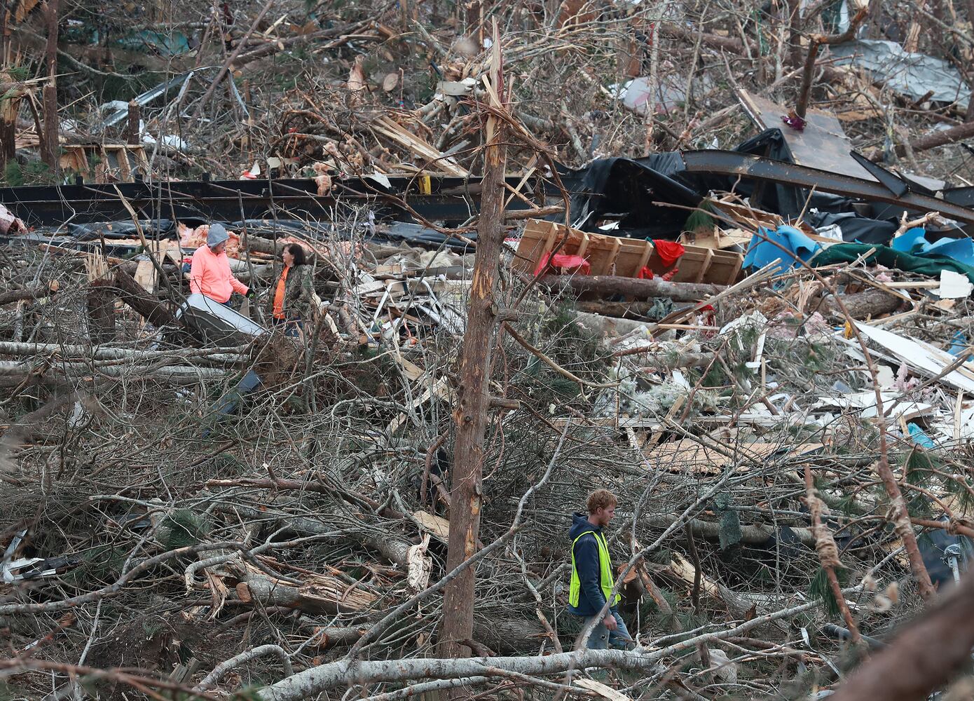 Photos: Tornado and wind damage in Georgia and Alabama