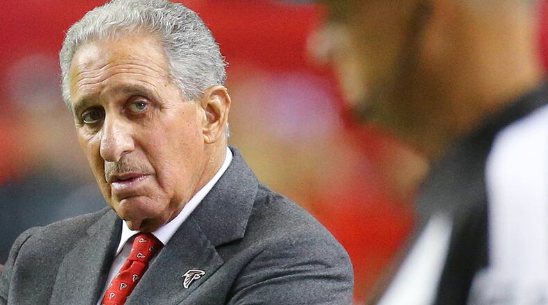 Falcons owner Arthur Blank in gave up some responsibilities in December. Curtis Compton / ccompton@ajc.com