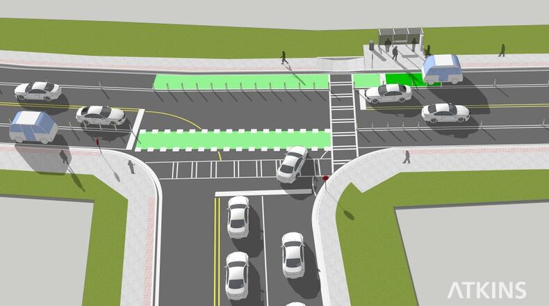 Peachtree Corners recently received a Smart 50 Award in the ‘Mobility’ category from Smart Cities Connect for its plans to build an intelligent mobility and smart city laboratory. (Courtesy Peachtree Corners)