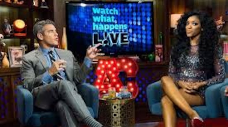 Porsha on Andy's "Watch What Happens Live." CREDIT: Bravo