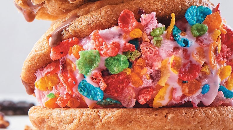 Ice cream sandwich from Cathy's: Gourmet Ice Cream Sandwiches